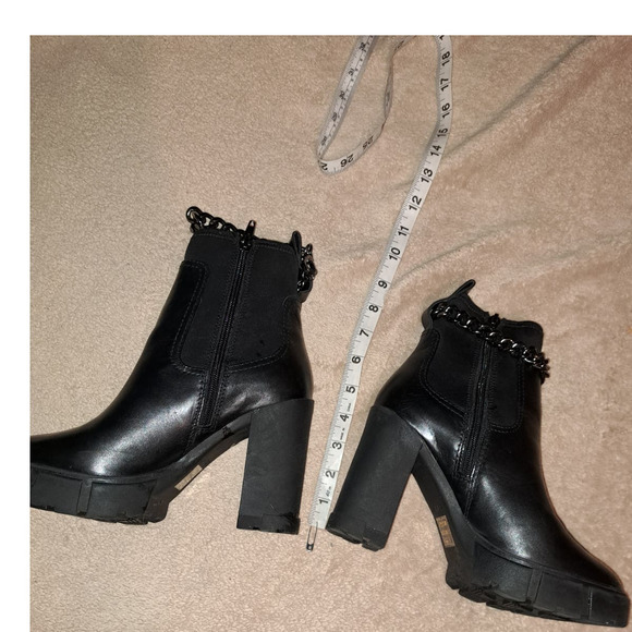 New-GORGEOUS AND SASSY! Aldo Bolder Ankle Chain Platform Boots Sz 8 - Picture 5 of 16
